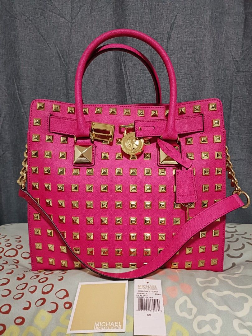 MK hamilton studded bag top