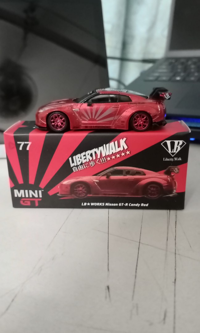 MINI GT NISSAN GTR R35 CANDY RED, Hobbies & Toys, Toys & Games on
