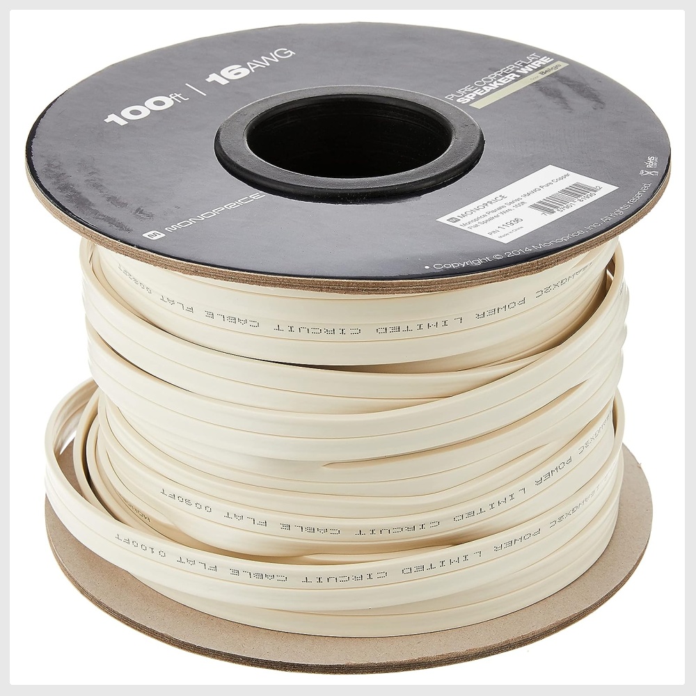 Aazon.co: 500ft 16AWG 2 Conductors (16/2) CL2 Rated Loud Speaker Cable Wire, Pull Box (for In - Foto 5
