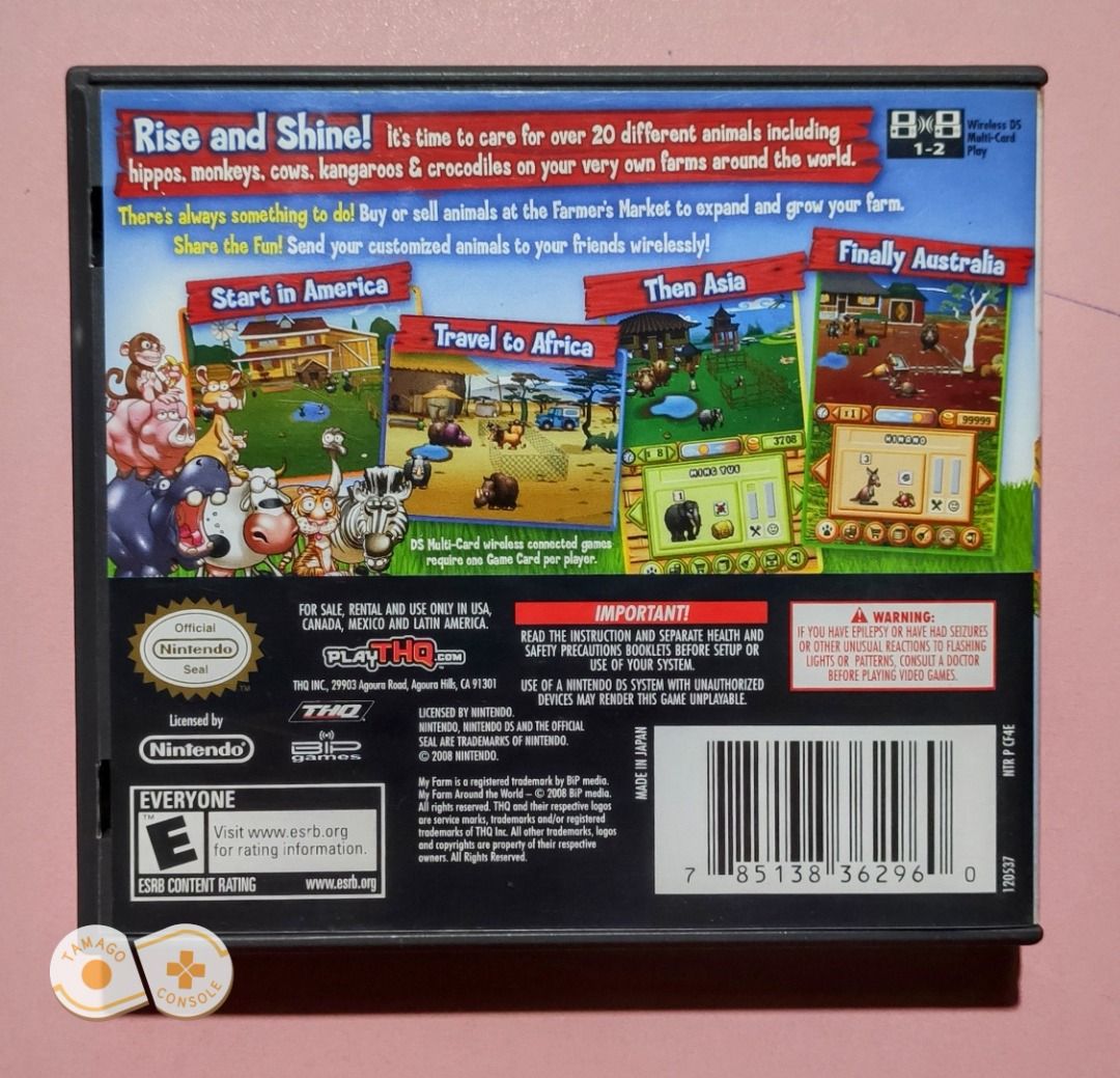 My Farm Around The World - [DS Game] [NTSC / ENGLISH Language] [CIB ...