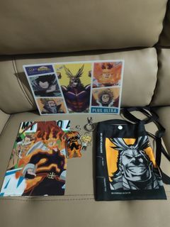 My Hero Academia All Might Endeavor bag board keychain file