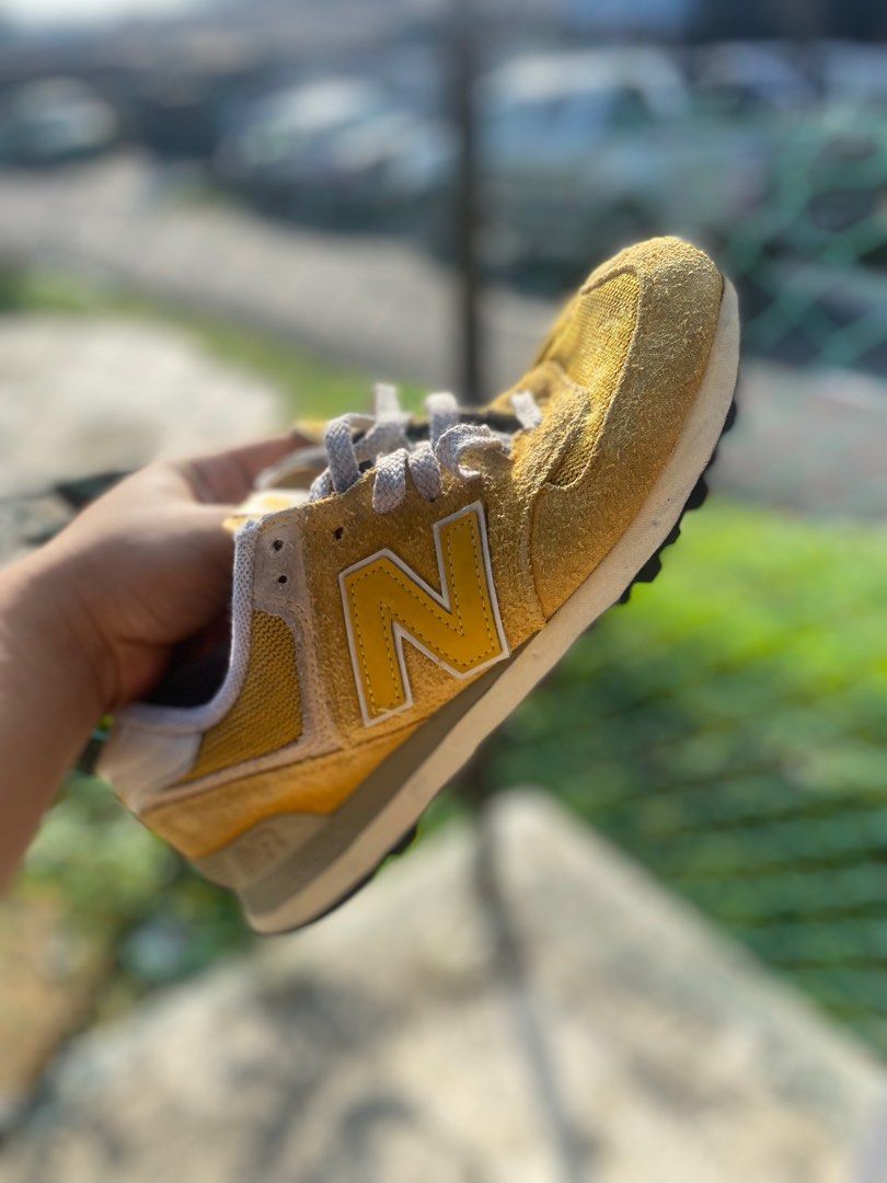 New balance 574 mustard cheap yellow