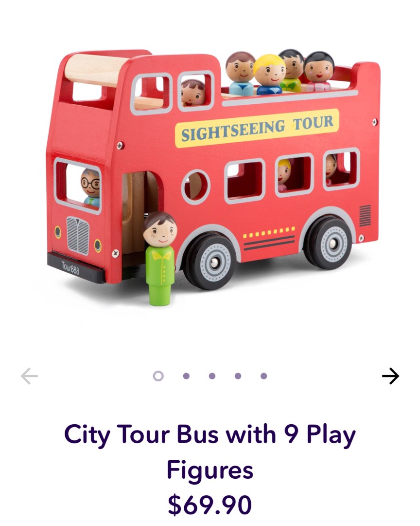 New classic toys best sale city tour bus