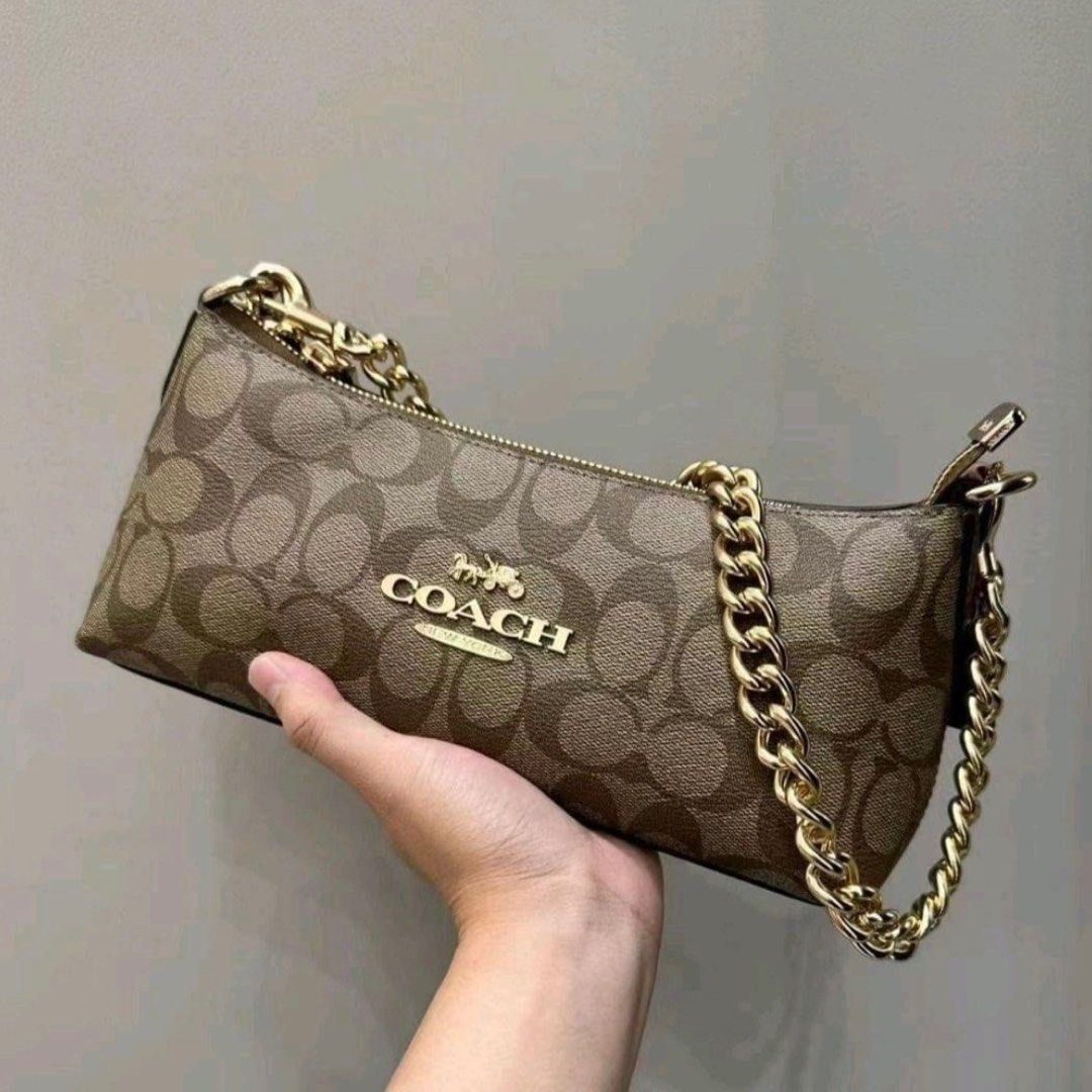 New Coach Charlotte Chain Shoulder Crossbody Bag Luxury Bags