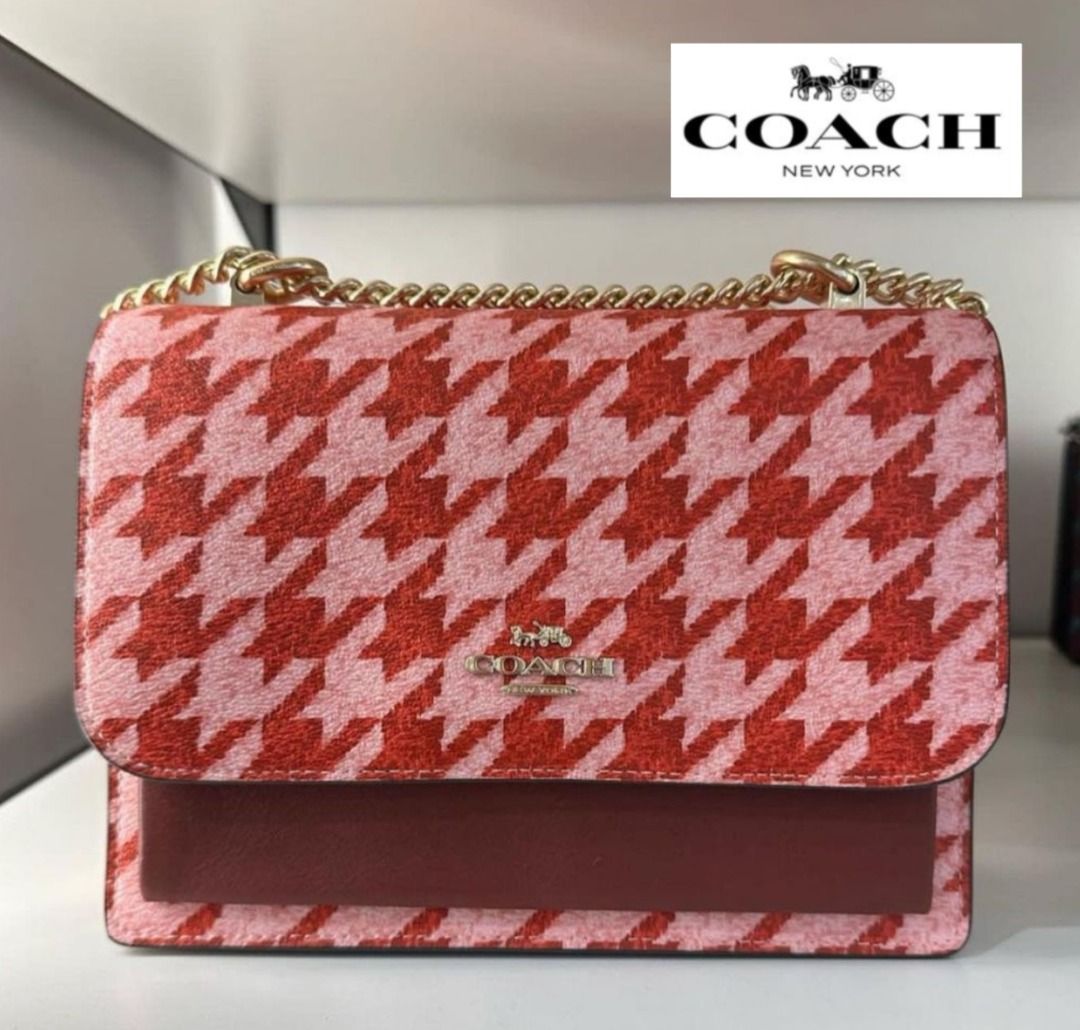 Coach houndstooth purse online