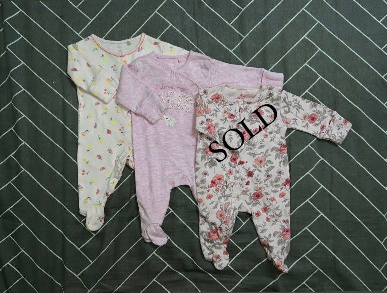 Next baby sleepsuits girl cheap