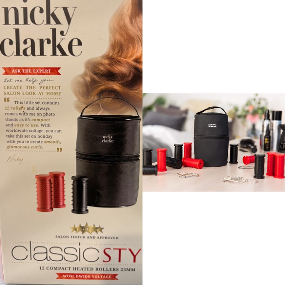 Nicky Clarke Heated Compact Hair Rollers from London, Beauty & Personal