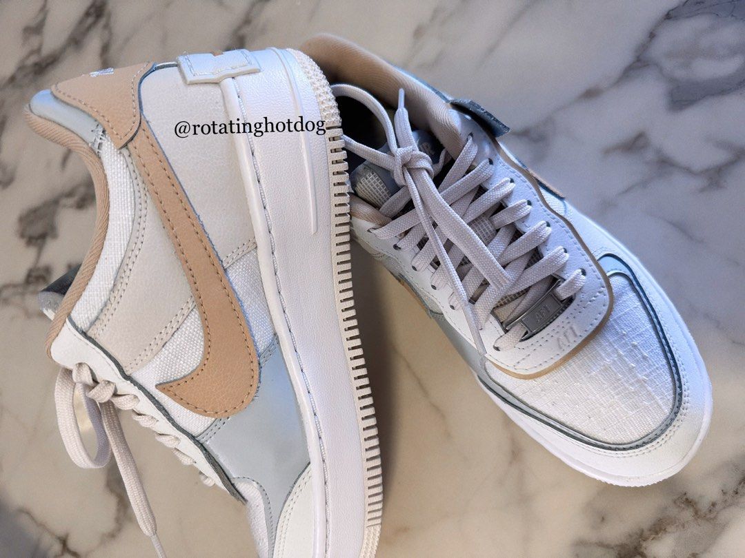 Air force store 1 white tan