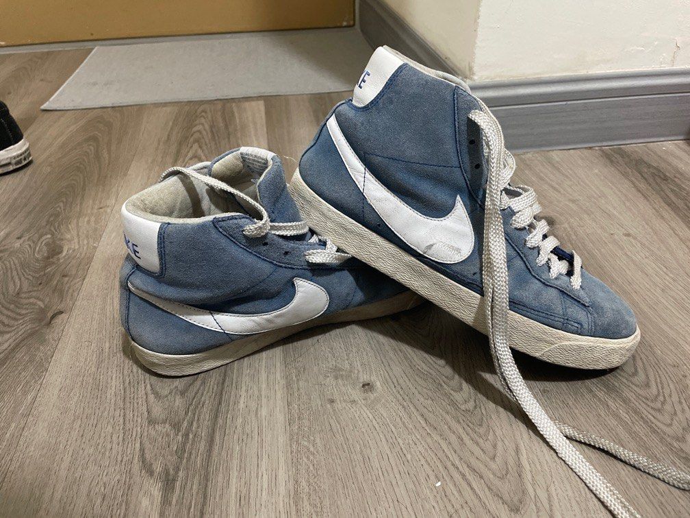 Nike blazer mid top 77 suede blue
