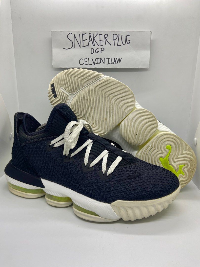Nike lebron 16 top low black python