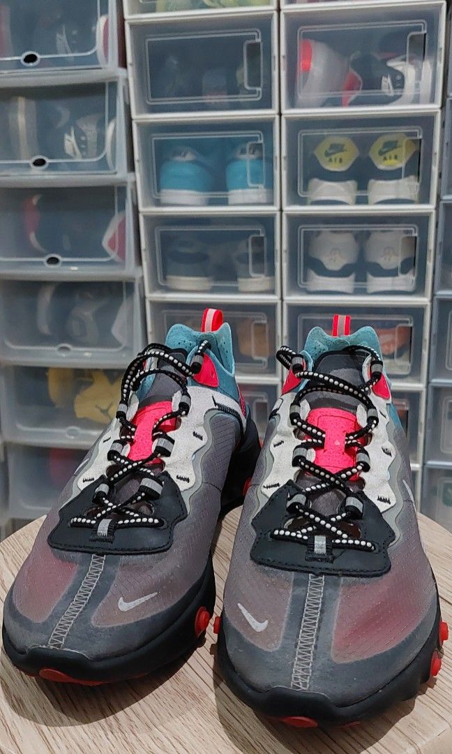 Nike react element 87 chill blue solar red hotsell
