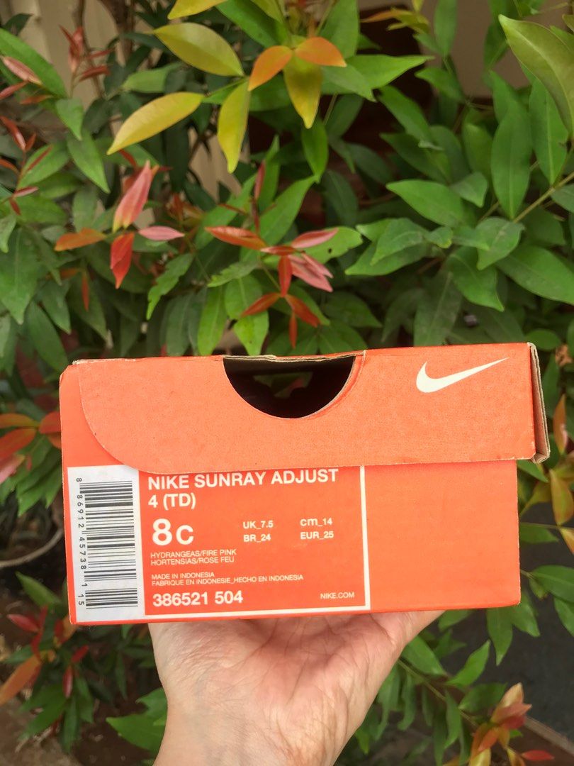 Nike Sunray Adjust 4, Bayi u0026 Anak, Baju Anak Perempuan, 4 hingga 7 tahun di  Carousell