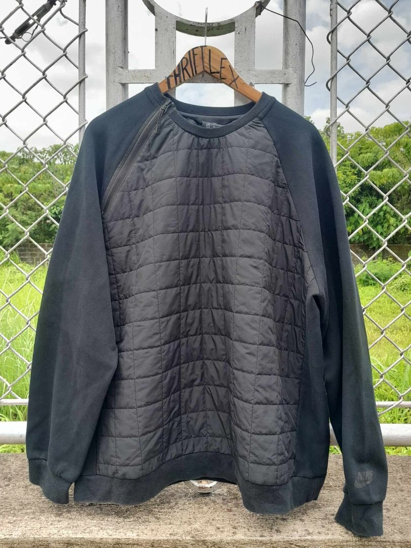 Nike tech pack quilted crew sweat sales