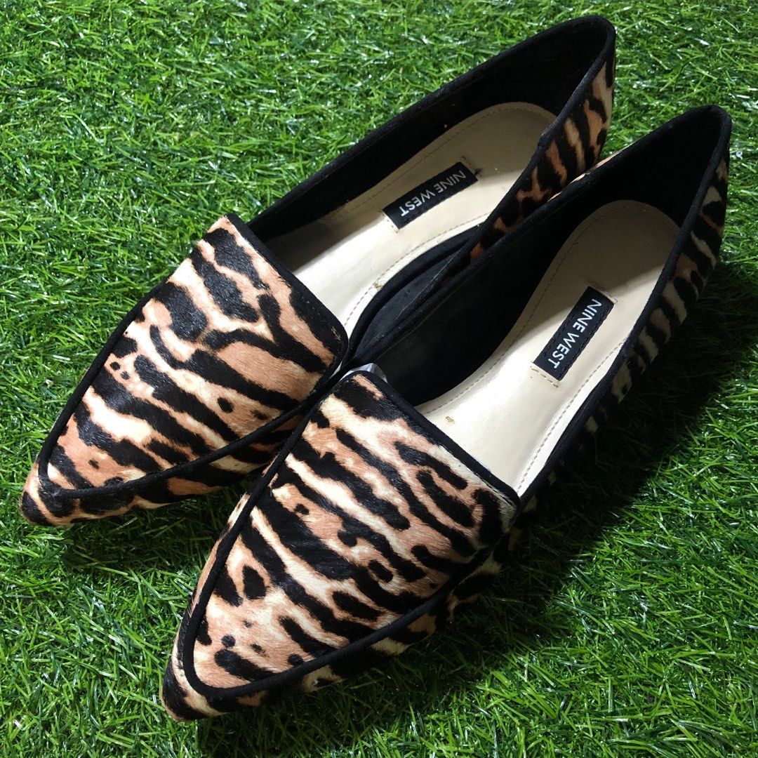 Nine west zebra hotsell print shoes
