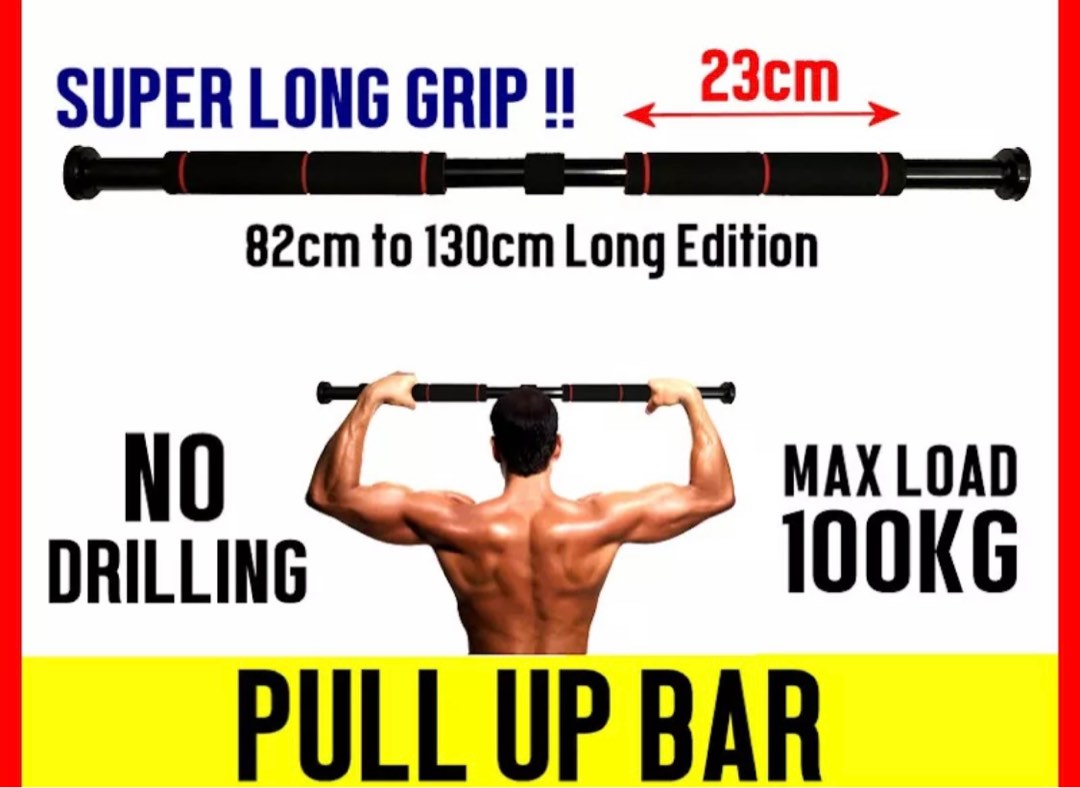 No drill pull up bar, Sports Equipment, Exercise & Fitness, Cardio