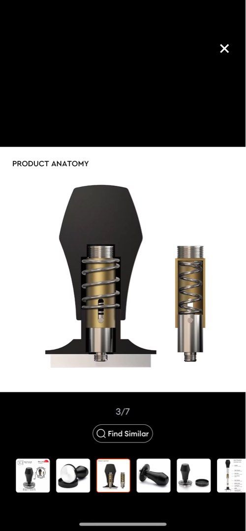 Normcore Spring Loaded Self Leveling Tamper 53.3mm V4 version