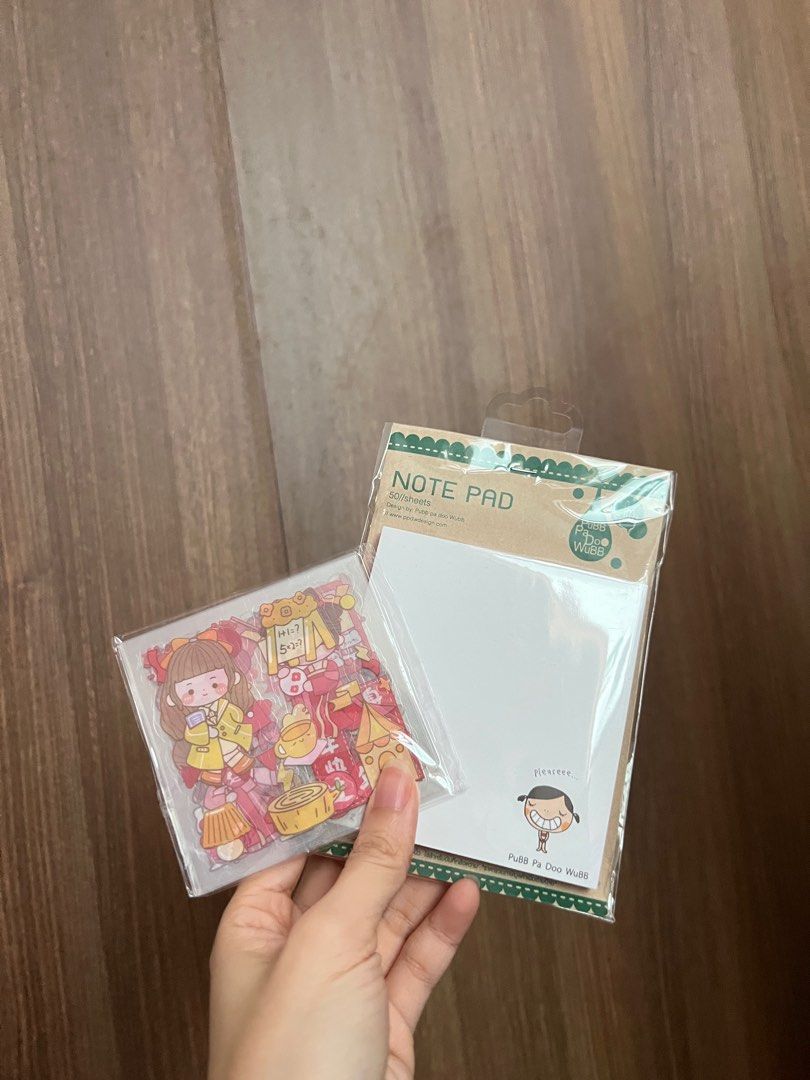 Min Notepad Sticker Notepad and stickers, Hobbies & Toys, Stationery & Craft, Other ...