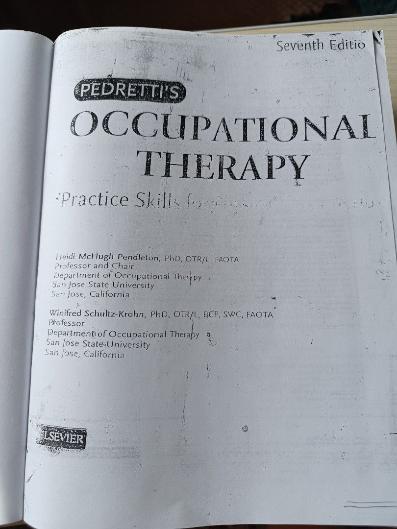 Occupational Therapy Practice Skills for Dysfunction 7th edition ...