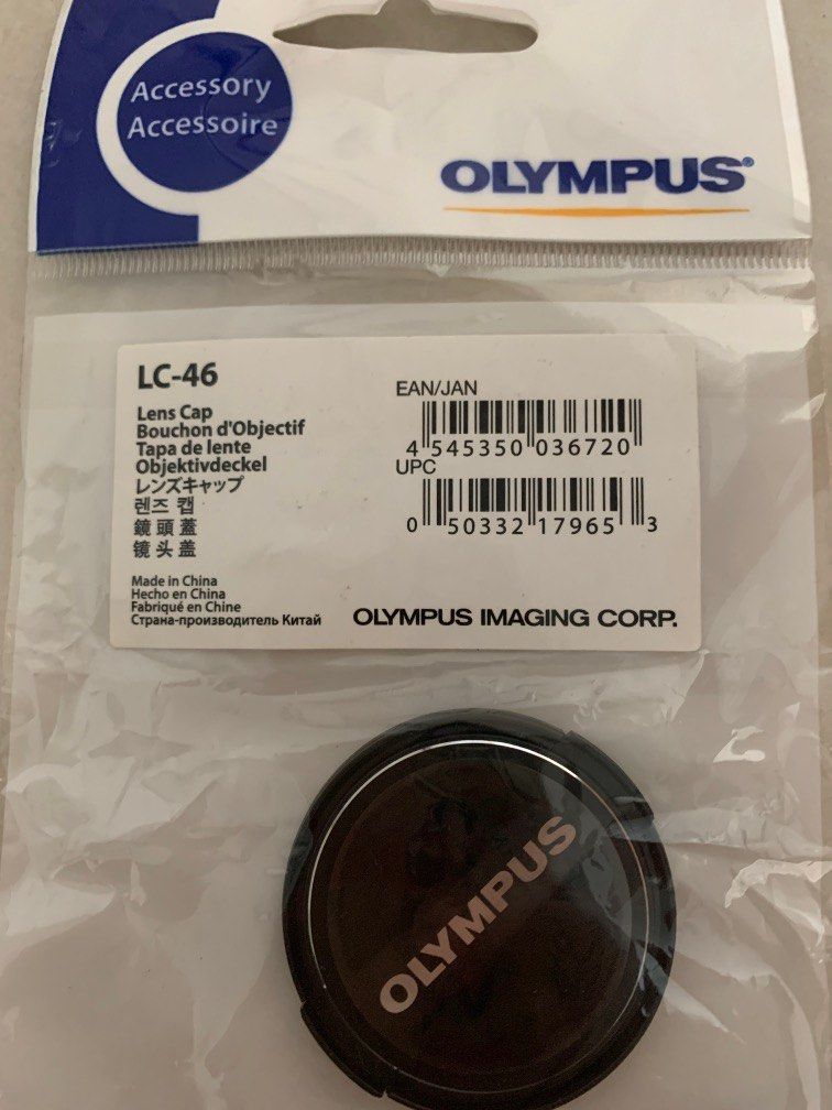 Olympus lens cap Lc46, Photography, Photography Accessories, Other