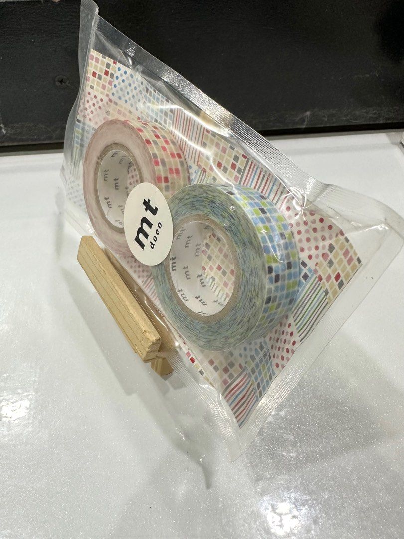 Original Japanese MT Washi Tapes (Category: Craft Supplies & Tools) located in Manila. Submitted by sharksfin06 (Listing ID 1248360568, Image 3). Description: Item FS: Japanese MT washi tapes Condition: All are sealed and brand new Price: Php 130/set of 2 MOP: Gcash MOD: Pick up (only at selected locations), Toktok, Lalamove.
