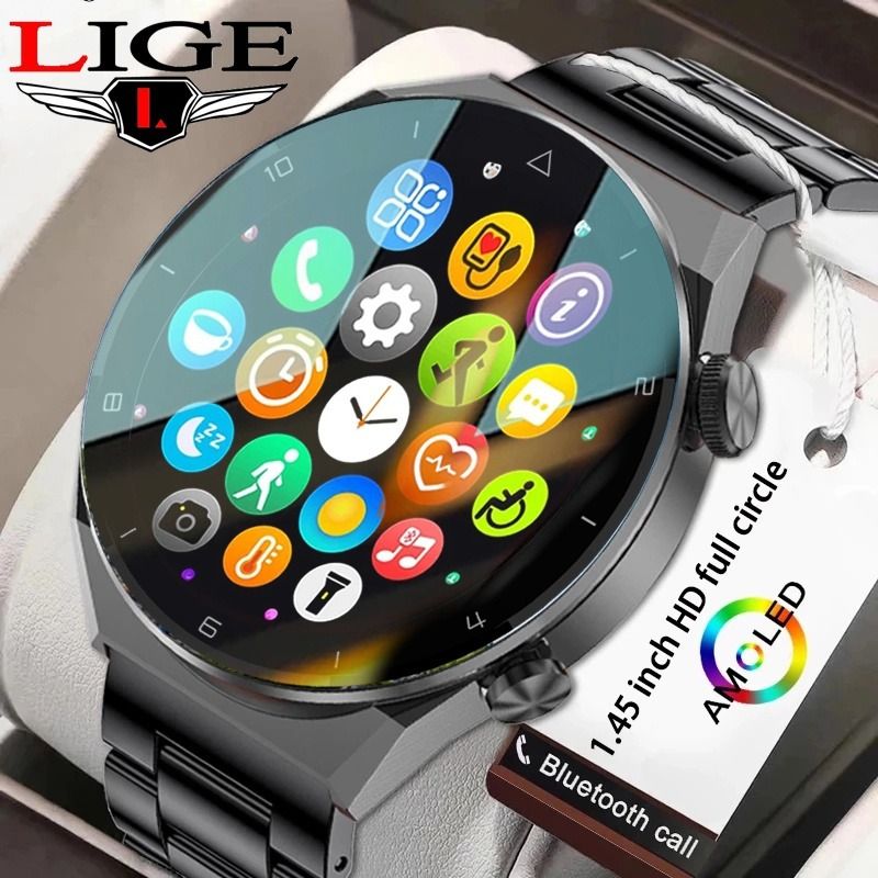 LIGE NFC v3.0 - AMOLED Ultra Series Smartwatch - LIGE Watches