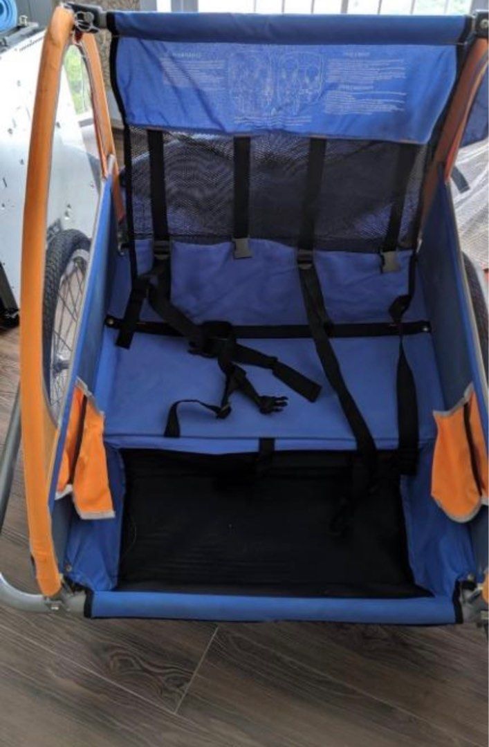 Pacific Double Bicycle Trailer Sports Equipment Bicycles Parts