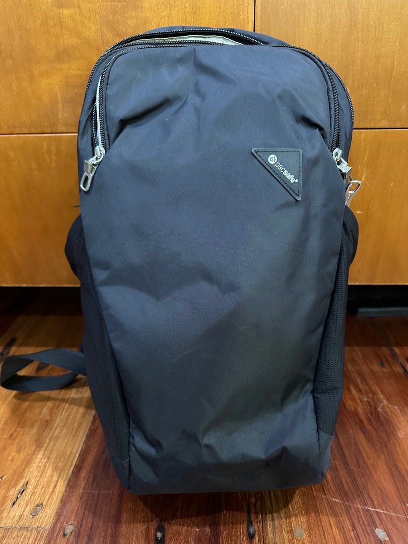 Pacsafe Backpack (Category: Backpacks) located in Makati City. Submitted by JLSplashWater (Listing ID 1248340743, Image 1). Description: PACSAFE VIBE 20 No damages on exterior and interior Used during 2018 and kept in storage. All zipper, pouches, locks working perfectly. .