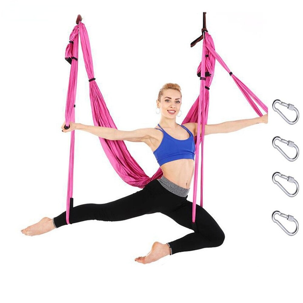 Anti-Gravity Aerial Yoga Hammock Swing Six Handles Sling Pilates