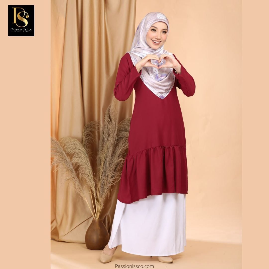 Maroon skirt 5xl sales