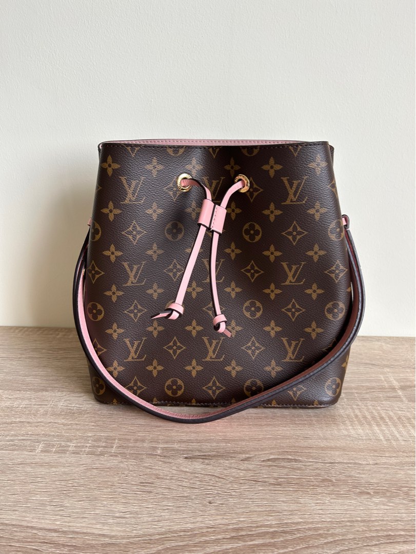 2020 RECEIPT Louis Vuitton Monogram Petite Petit Noe Bucket Shoulder Bag  Neonoe