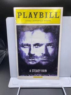 Playbill “A Steady Rain” Broadway (2009) starring Hugh Jackman and Daniel Craig - like new/mint - ₱1,000