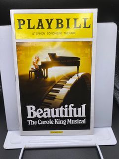 Playbill “Beautiful: The Carole King Musical” Broadway starring Jessie Muller (2014) - like new/near mint - ₱1,000
