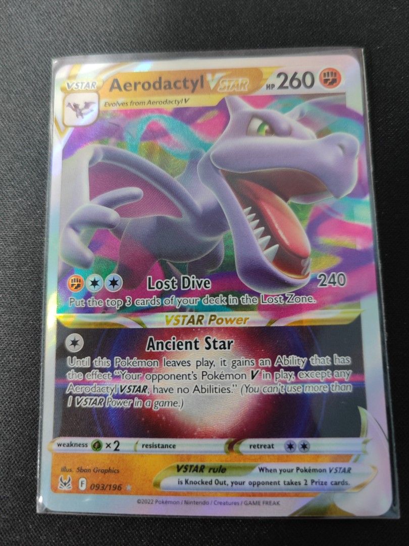 Aerodactyl V 092/196 Pokemon Lost Origins - The Hobby