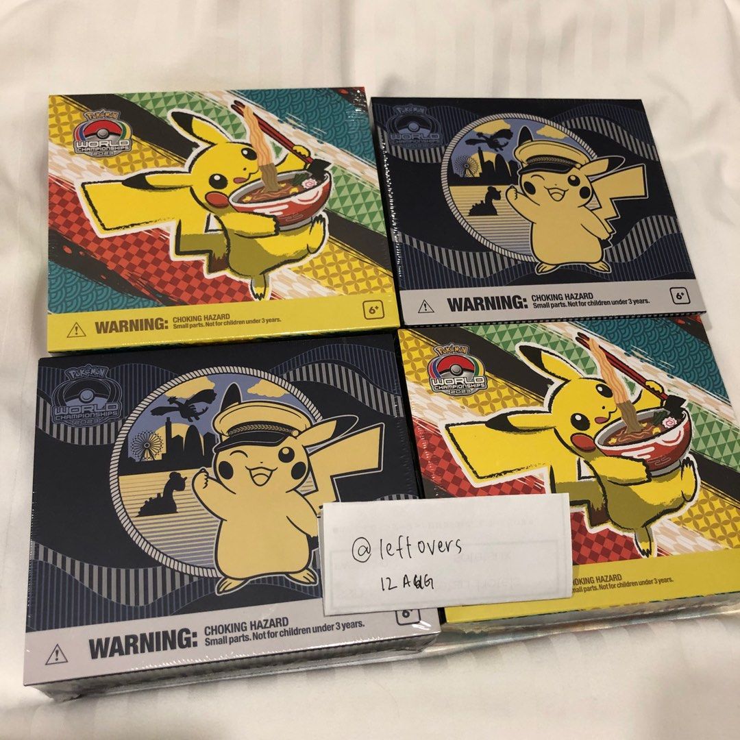 Pokemon Centre Yokohama Pikachu Worlds Dice Box 2023, Hobbies & Toys