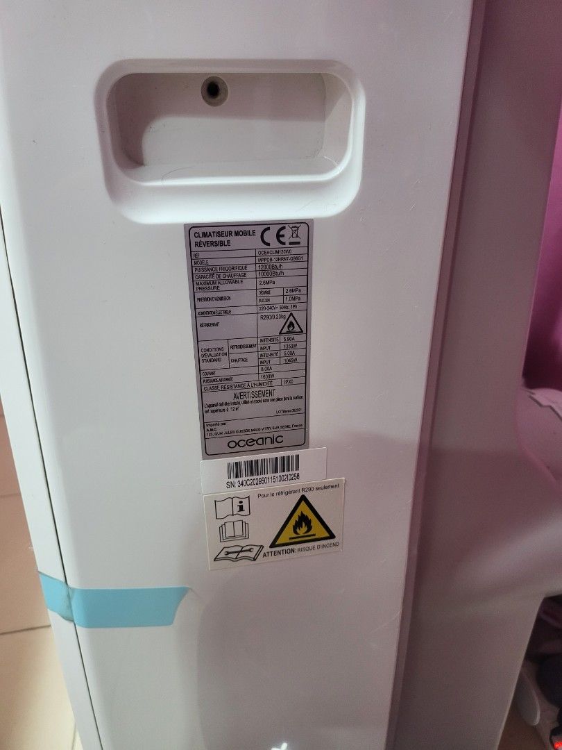 Portable Aircon fan humidifier, TV & Home Appliances, Air Conditioners