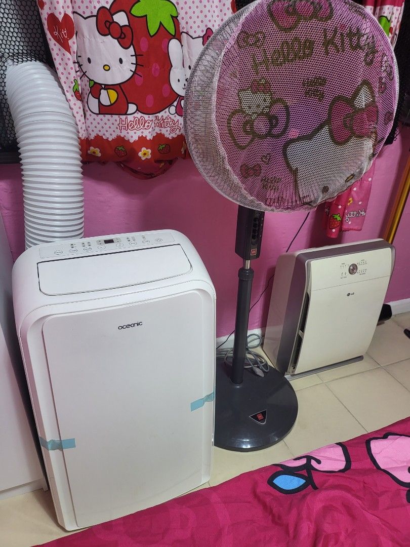 Portable Aircon fan humidifier, TV & Home Appliances, Air Conditioners