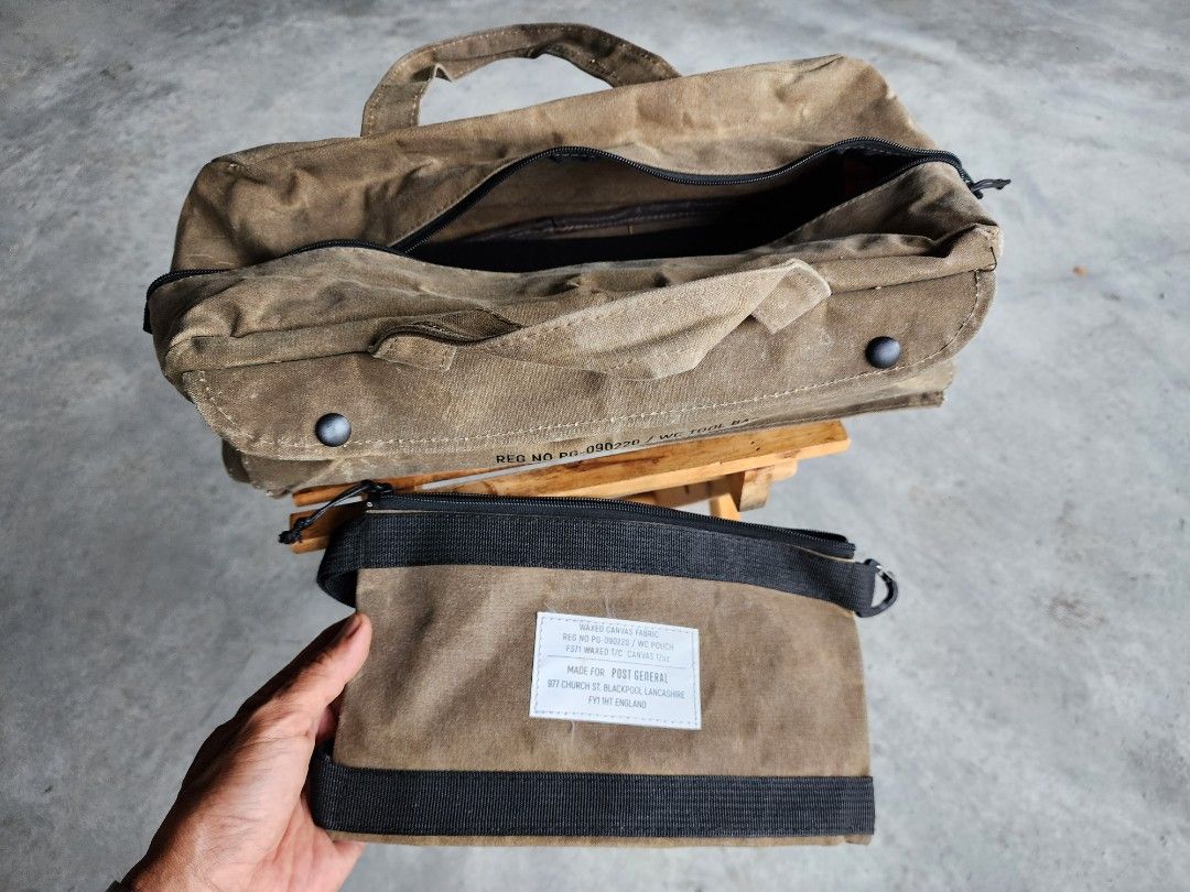 Post General Heavy Duty Waxed Canvas Bag Hobbies Toys