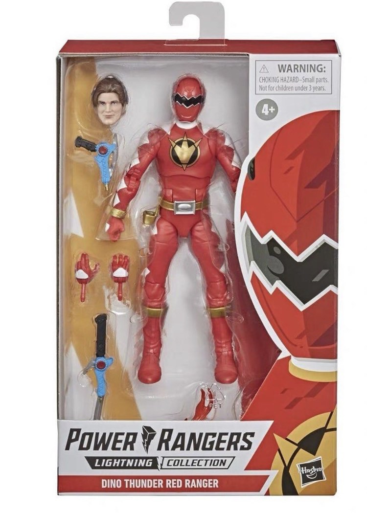 Power Ranger Lightning Collection Dino Thunder Red Ranger, Hobbies ...