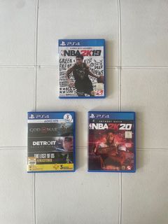 PS4 NBA 2K God of War Detroit Last of Us