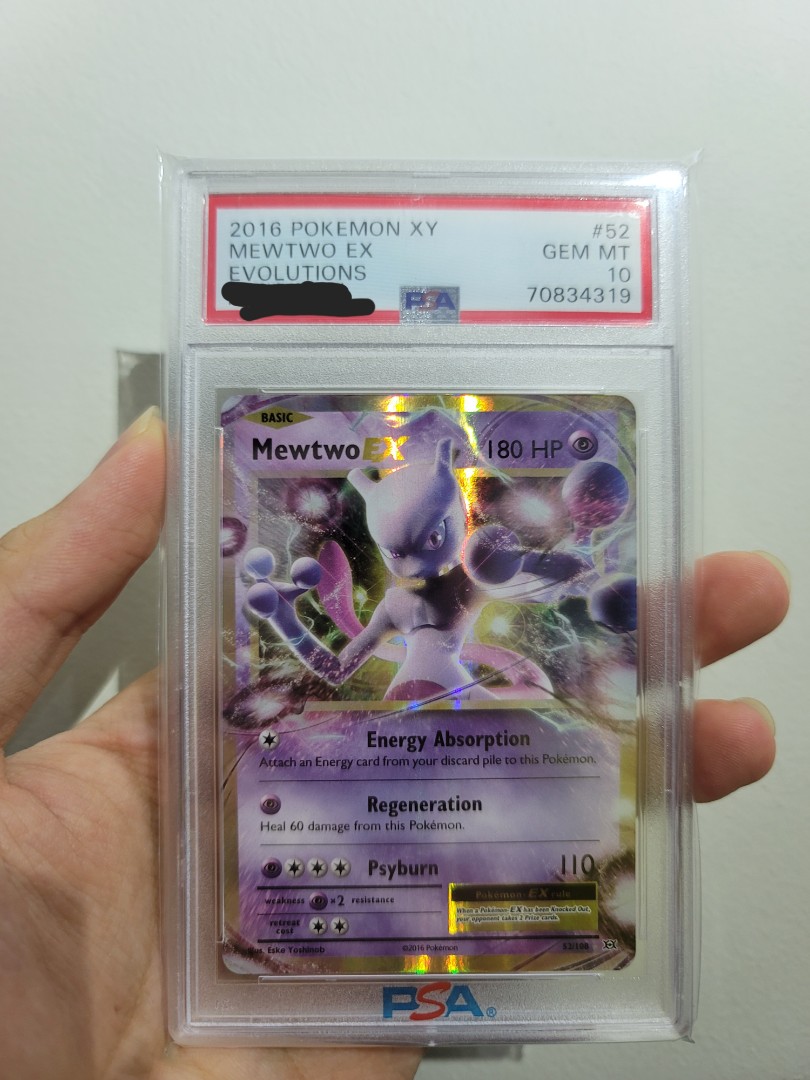  Pokemon - Mewtwo-EX (52/108) - XY Evolutions - Holo : Toys &  Games