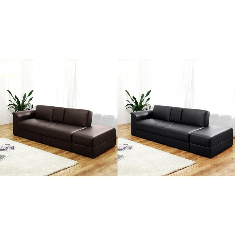 Pu Leather Ofa Bed Reception Sofa