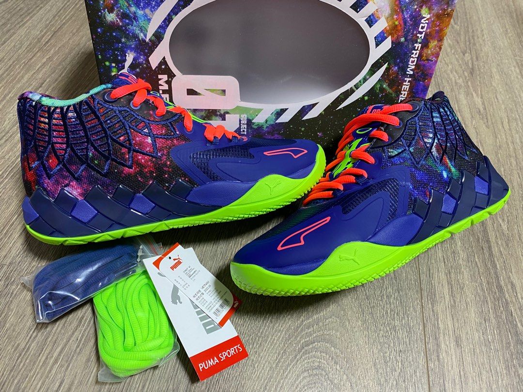 台灣未發puma mb.01 galaxy us8 uk7 26cm lamelo ball 黃蜂隊球三弟