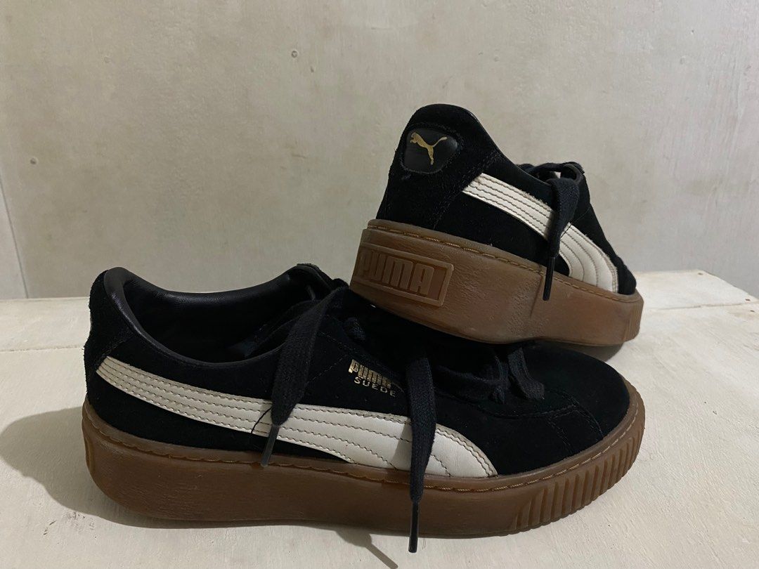 Puma women's suede shop core platform