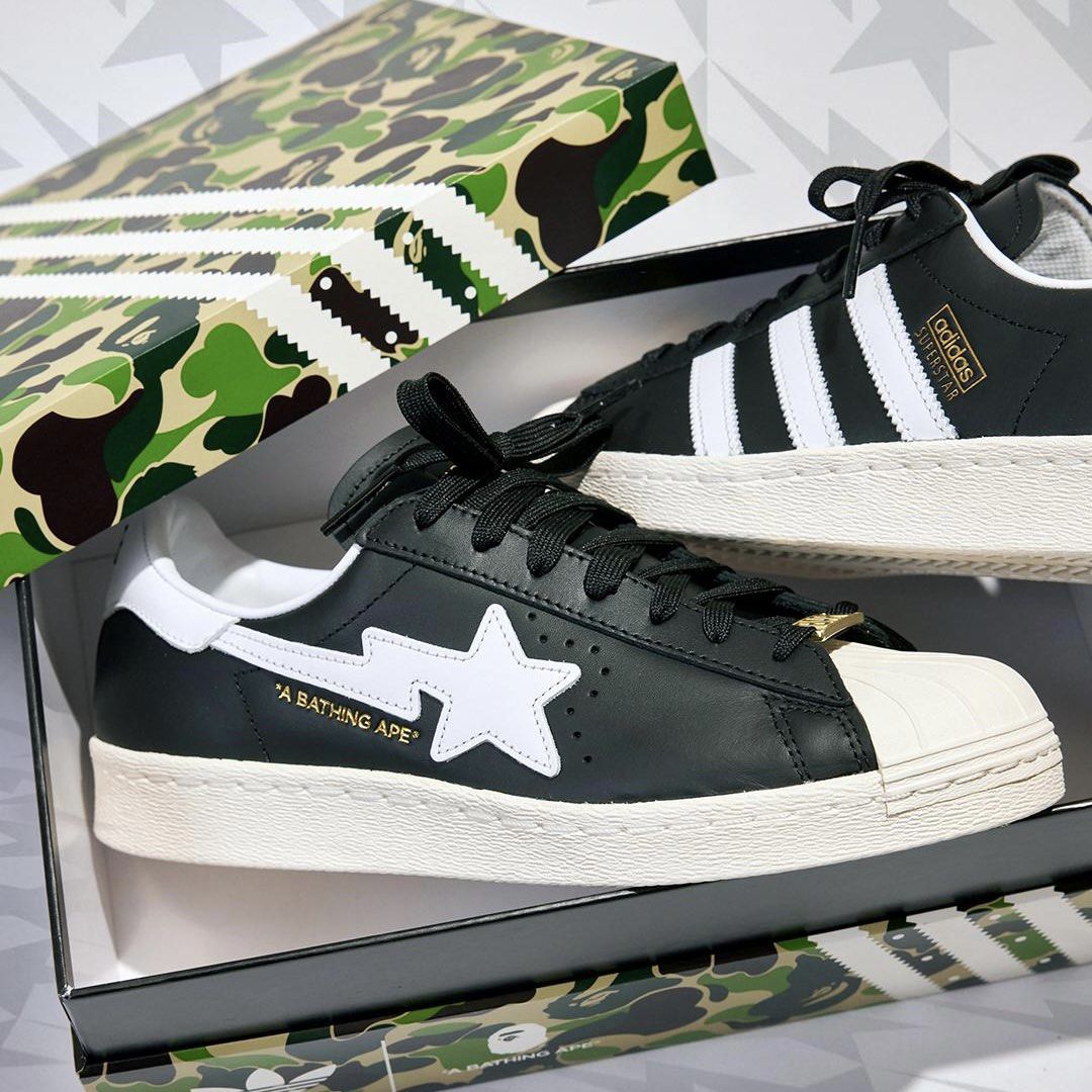 Adidas top bape black