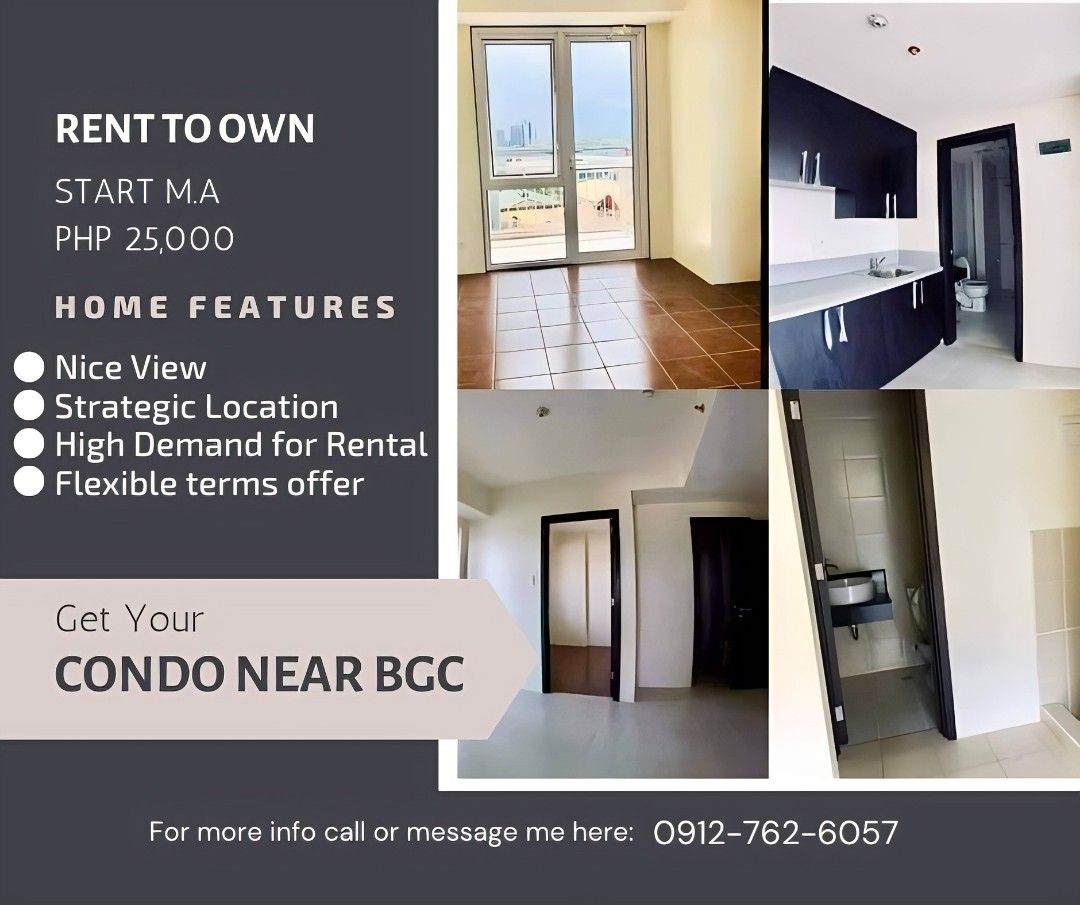 Rent to own condo LIPAT AGAD 23br Pasig San Joaquin BGC ORTIGAS TAGUIG