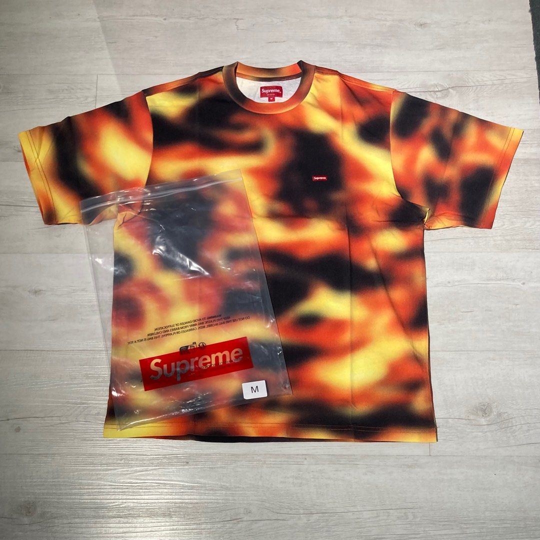 Retail Supreme SS23 Flame Small Box Tee