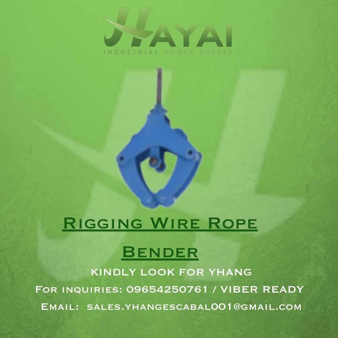 Rigging Wire Rope Bender on Carousell
