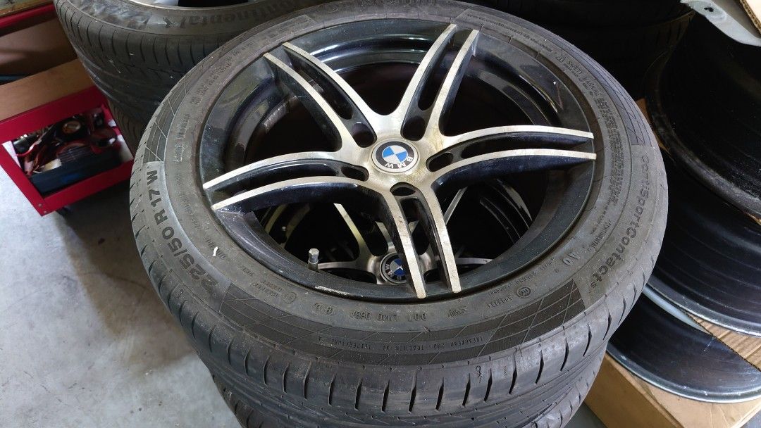Tyer Rim Rims with tyre, Car Accessories, Tyres & Rims on Carousell