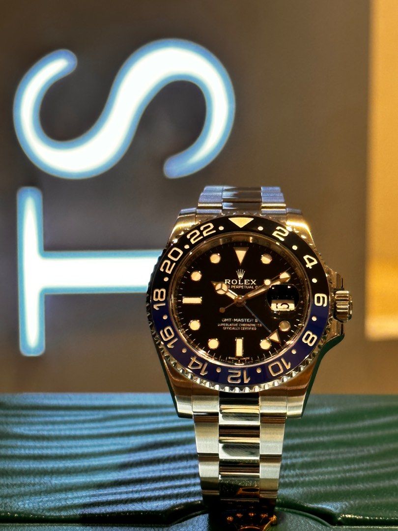 Rolex gmt master 2 batman 2018 hotsell