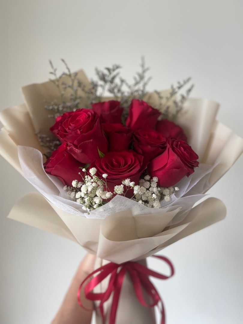 preserved rose bouquet, valentine's day gift, gift for her, gift for him